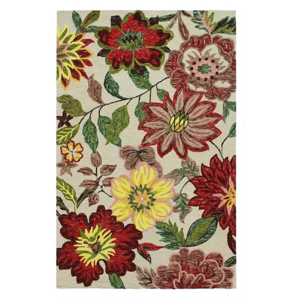 J.Elliot Home Lydia Rug 180x260cm Burgundy Multicolour Modern House Decor