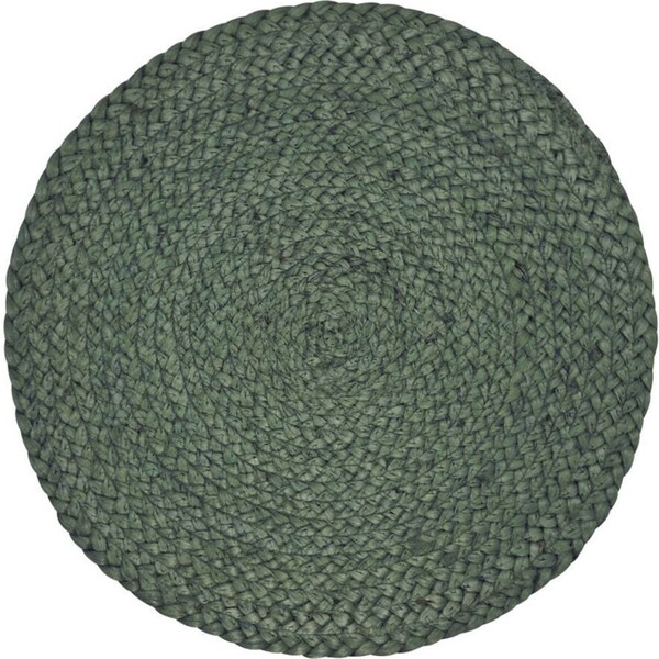 J.Elliot Home Madden Jute Placemat 4 Pack 35x35cm Forest Modern Home Decor