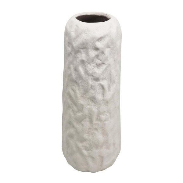 J.Elliot Home Taylor Tall Flower Vase 12x12x30cm White Modern House Decor