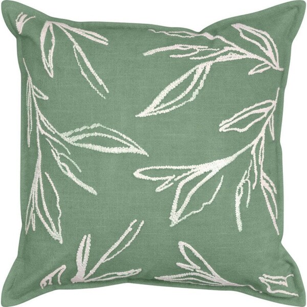 J.Elliot Home Vanessa Cushion 50x50cm Forest & Ivory Modern Home/House Decor
