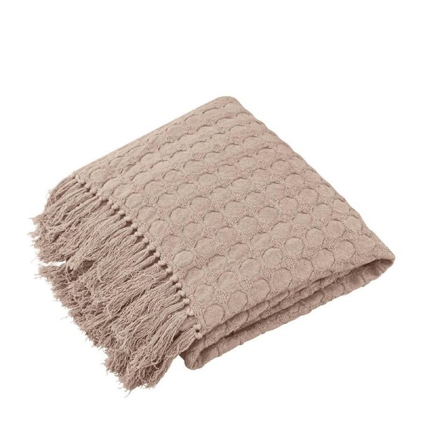 J.Elliot Home Warren Couch Throw Blanket 130x160cm Nude Modern Home Decor