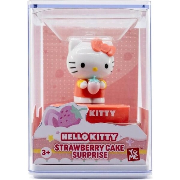 Yume Hello Kitty And Friends Strawberry Cake Surprise Hello Kitty Figure