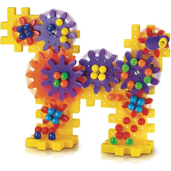 80pc Quercetti Plastic Georello Basic Gear Construction Set Educational Toy 3-7y