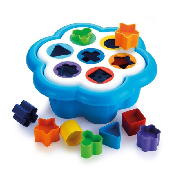 16pc Quercetti Daisy Shape Sorter w/ 7 Holes Toddler Fun Educational Toy 1y+