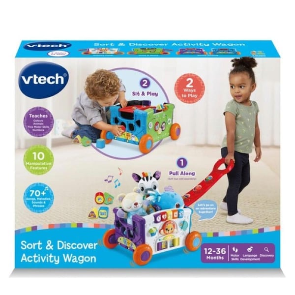 Vtech - Sort And Discover Activity Wagon | Woolworths