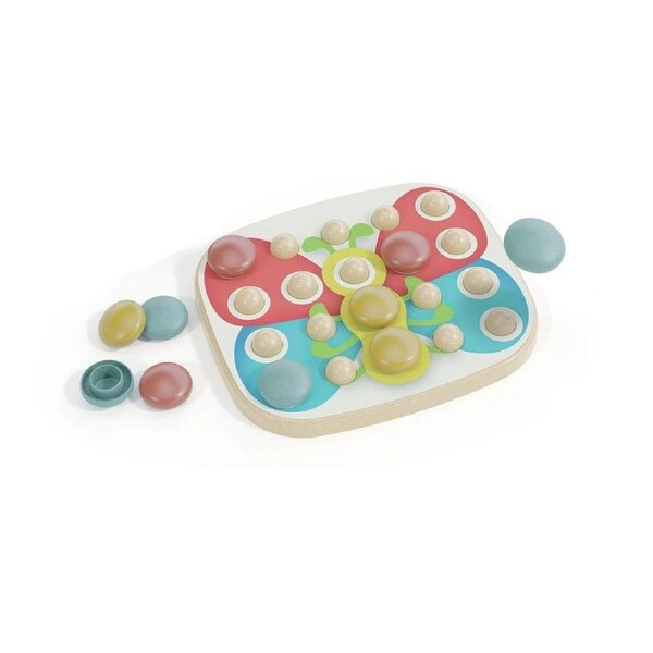 28pc Quercetti FantaColor Baby Bio Kids Educational Toy w/ Coloured Buttons 1-4y