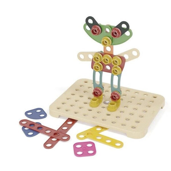 45pc Quercetti Bio Plastic Tecno Jumbo Kids/Children Fun Educational Toy 3-6y