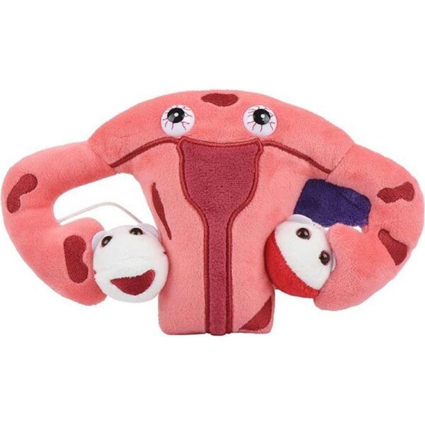 Giant Microbes Endometriosis Educational Gift Kids Soft Plush Cuddle Toy