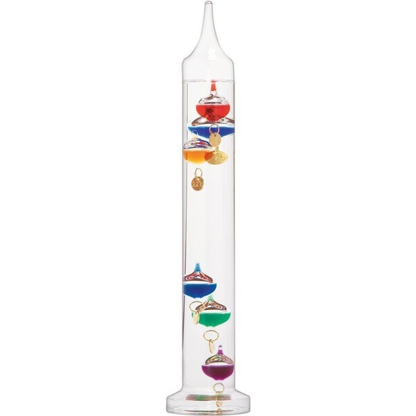 Geek Culture Heebie Jeebies Galileo Thermometer Educational Science Toy 28cm 8y+
