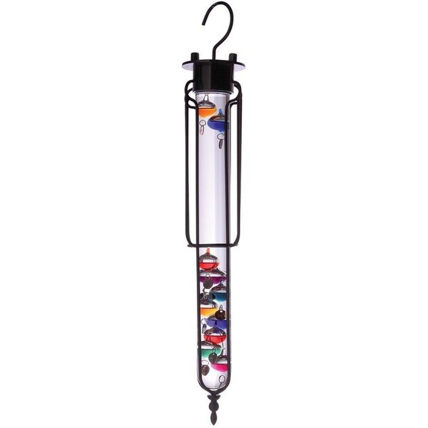 Geek Culture Heebie Jeebies Galileo Thermometer 12 Balls w/Hanging 57cm