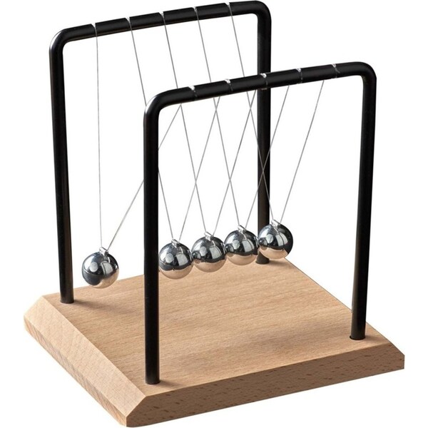Geek Culture Newton's Cradle Balls Science Toy Home/Office Desk Accessory 14cm