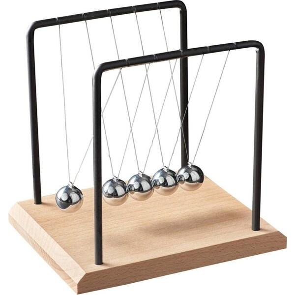 Geek Culture Newton's Cradle Balls Science Toy Home/Office Desk Accessory 18cm