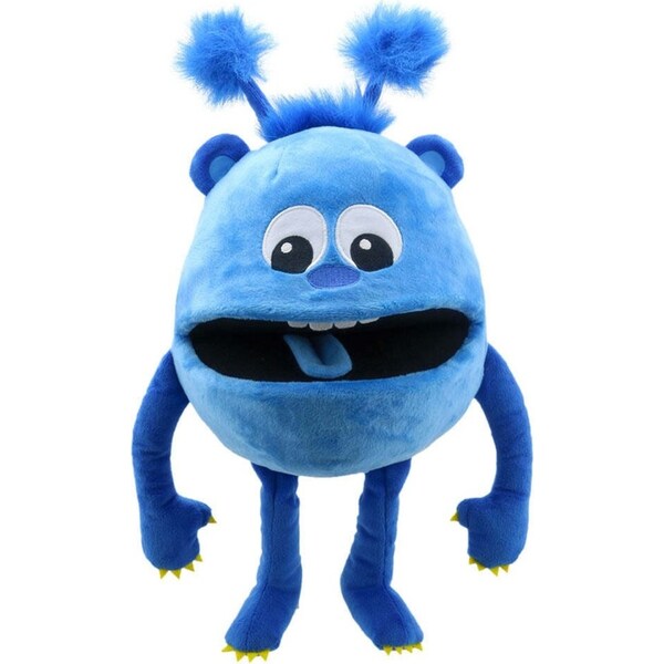 The Puppet Company Blue Monster 35cm Fun Soft Interactive Toy Kids/Children 12m+