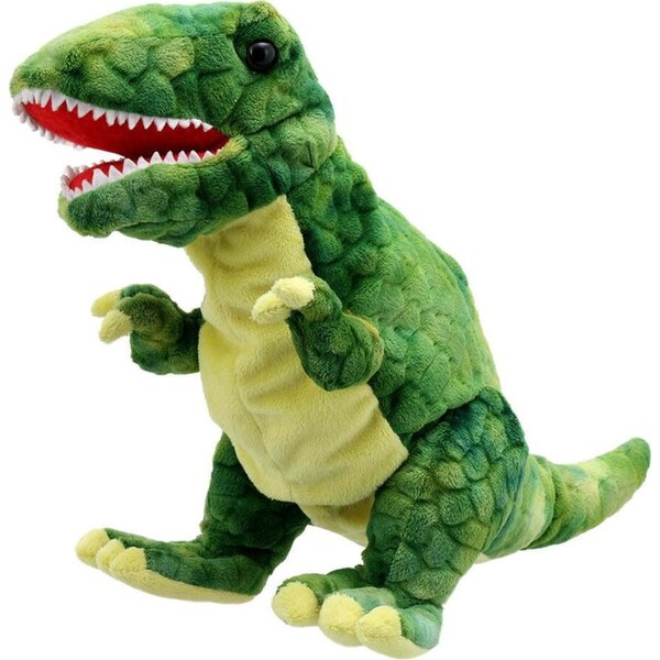 The Puppet Company T-Rex Baby Dinos 89cm Hand Play Toy Green Kids/Children 12m+