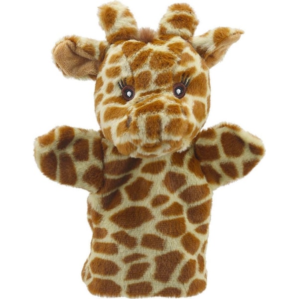 The Puppet Company Giraffe Animal Puppet Buddies 25cm Hand Play Toy Kids 12m+