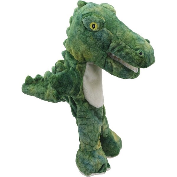 The Puppet Company Crocodile Eco Walking Puppet 32cm Hand Toy Green Kids 12m+
