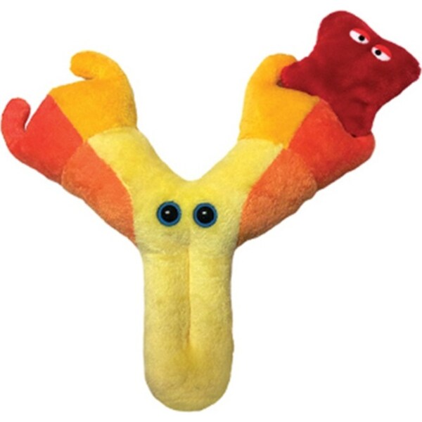 Giant Microbes Antibody Antigen Human Biology Soft Plush Cuddle Stuffed Toy