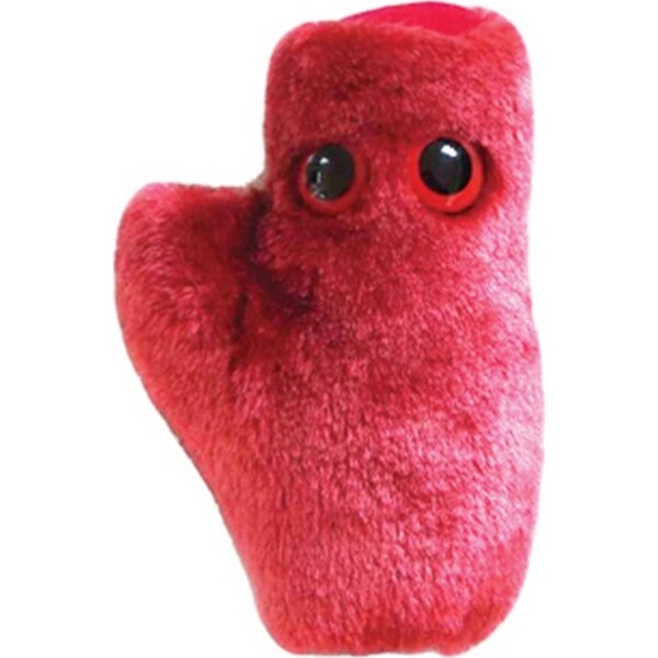 Giant Microbes Heart Cell Human Biology Soft Plush Cuddle Stuffed Toy Red
