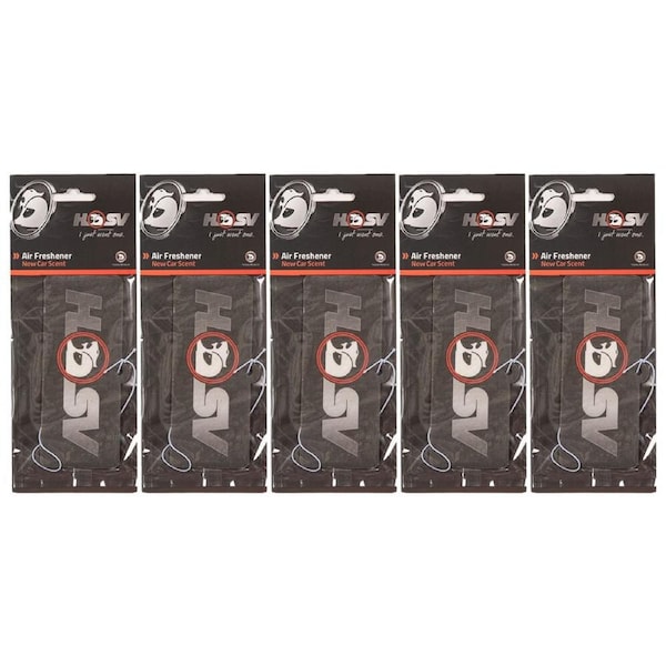 5x The Stubby Club Crisp Scented Hanging Home/Car Air Freshener - HSV Logo