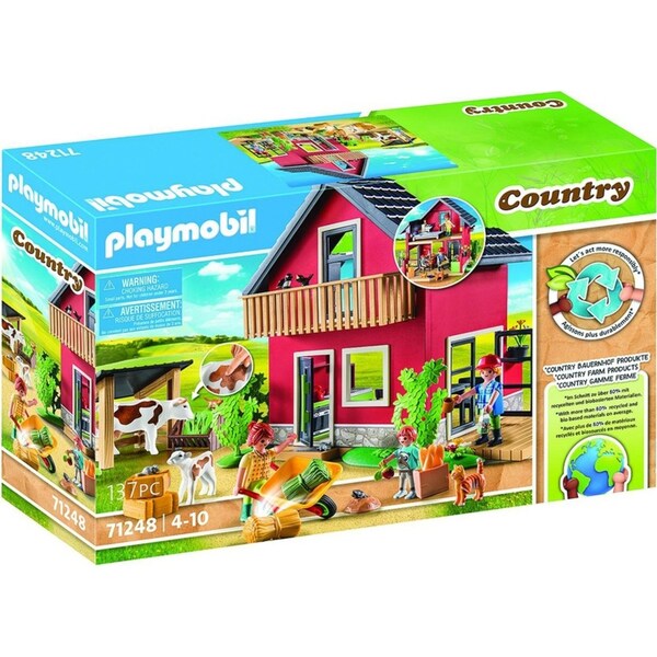 Playmobil Farm House Kids/Childrens Interactive Pretend Play Toy Playset 4+