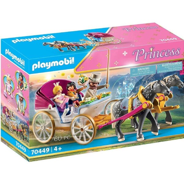 Playmobil Horse-Drawn Carriage Kids/Childrens Interactive Play Toy Playset 4+