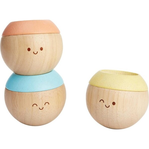 Plan Toys Sensory Tumbling Pastel Kids/Childrens Interactive Fun Toy Playset 6M+