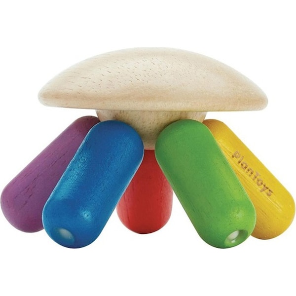 Plan Toys Flexi Jellyfish Kids/Childrens Interactive Play Fun Toy Playset 3M+