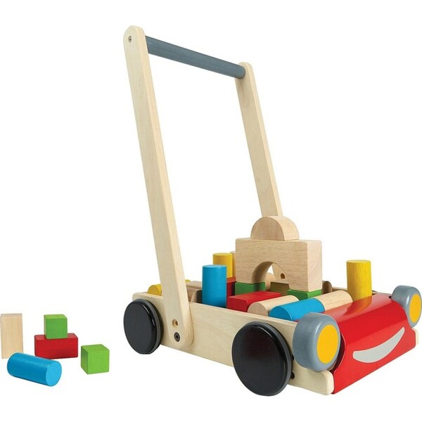 Plan Toys Baby Walker Kids/Childrens Interactive Play Fun Push Toy Playset 10M+