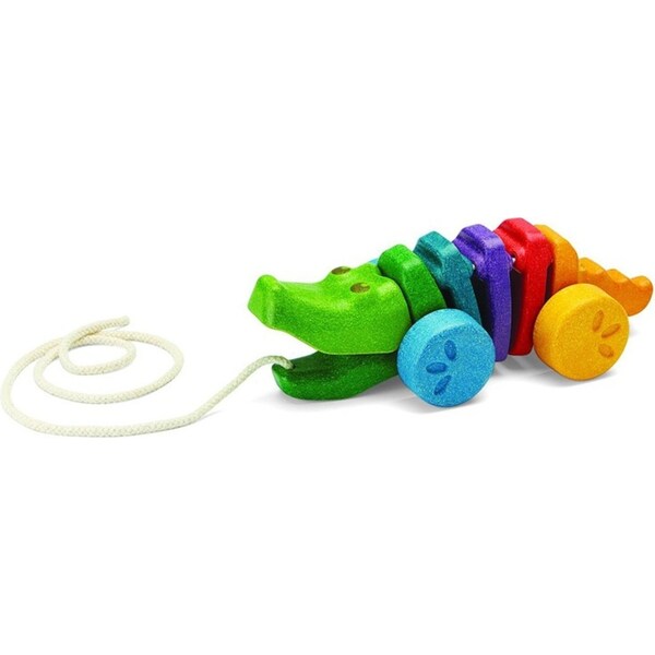 Plan Toys Rainbow Alligator Kids/Childrens Interactive Play Fun Toy Playset 12M+