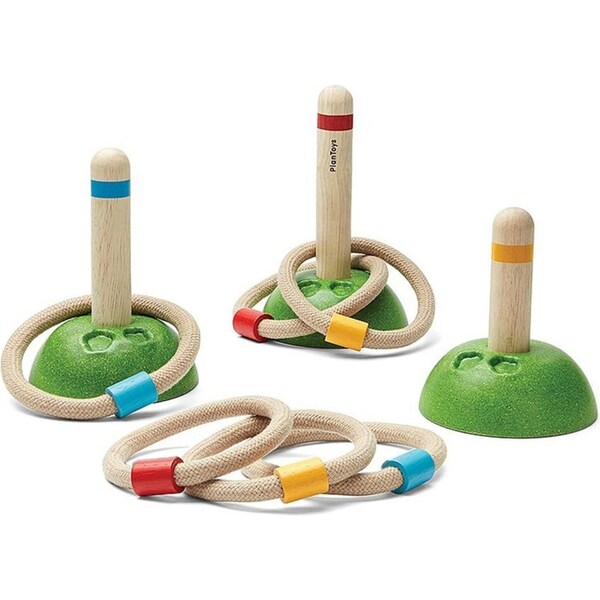 Plan Toys Meadow Ring Toss Kids/Childrens Interactive Play Fun Toy Playset 3+