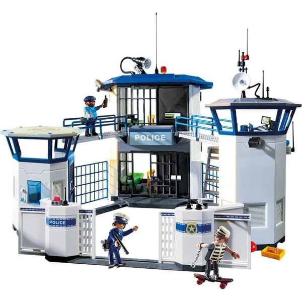 Playmobil Police Headquarters w/ Prison Kids/Childrens Play Fun Toy Playset 4+