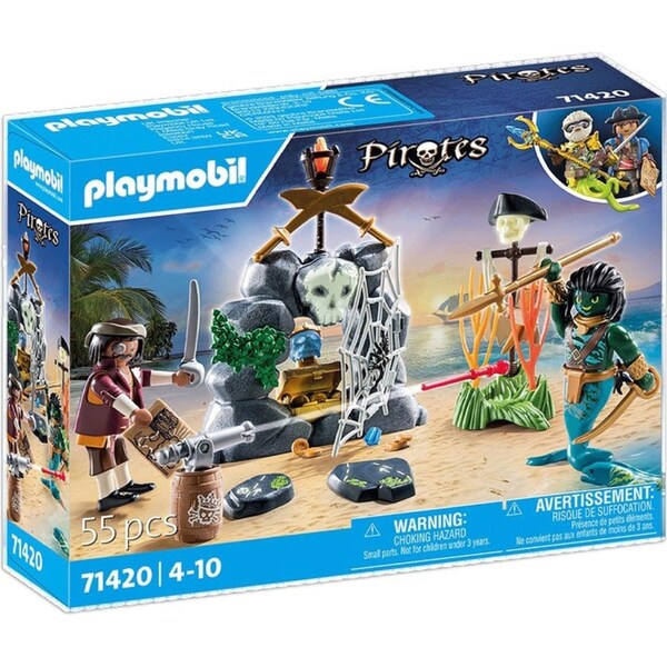 Playmobil Treasure Hunt Kids/Childrens Interactive Play Figure Toy Playset 4+
