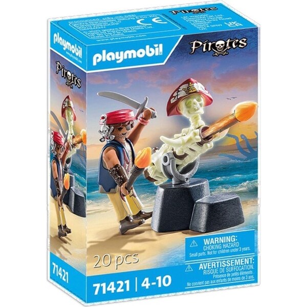 Playmobil Canon Master Kids/Childrens Interactive Play Fun Figure Toy Playset 4+