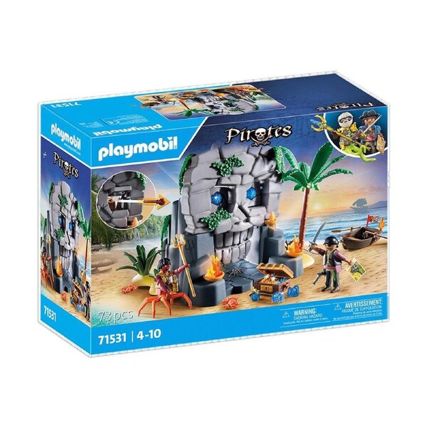 Playmobil Skull Island Kids/Childrens Interactive Play Fun Figure Toy Playset 4+