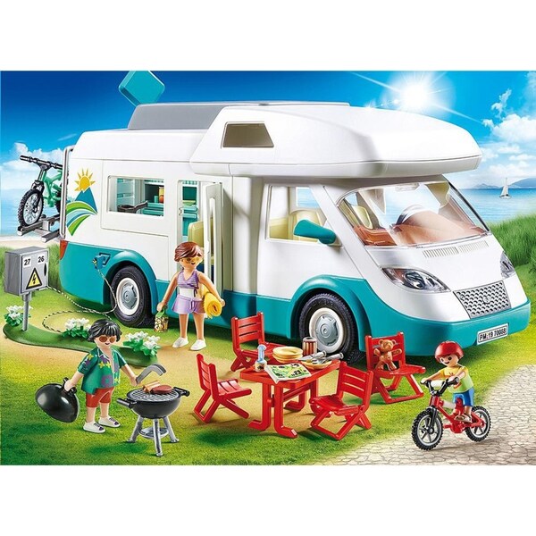 Playmobil Family Camper Kids/Childrens Interactive Play Vehicle Toy Playset 4+