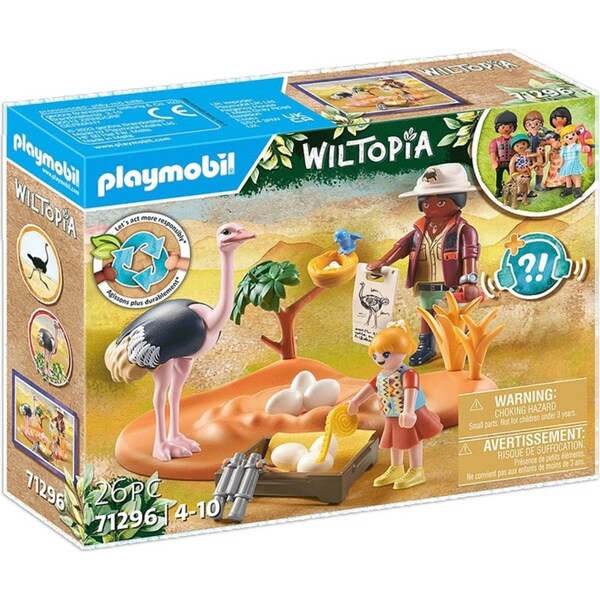 Playmobil Ostrich Nest Kids/Childrens Interactive Play Fun Figure Toy Playset 4+