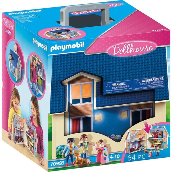 Playmobil Take Along Dollhouse Kids/Childrens Interactive Play Toy Playset 4+