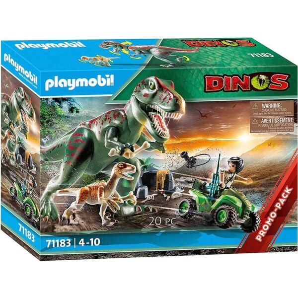 Playmobil T-Rex Attack Dino Kids/Childrens Interactive Play Fun Toy Playset 4+