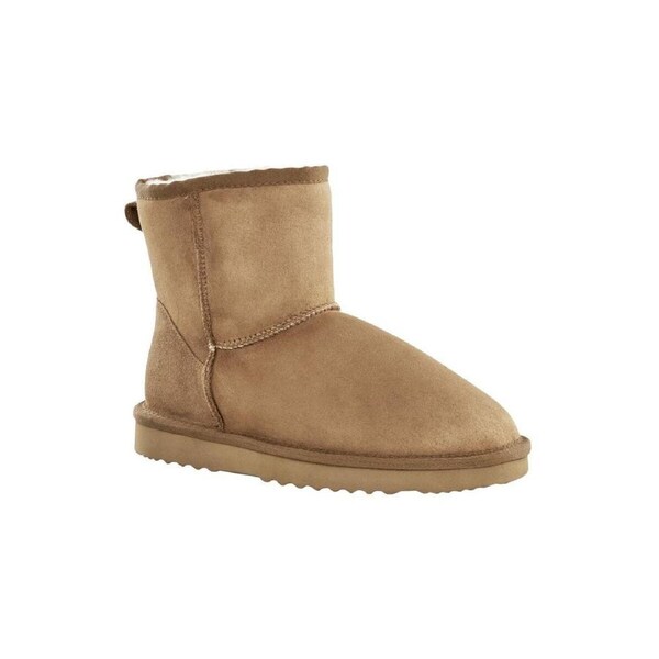 UGG Outback Premium Double Face Sheepskin Short Classic Boot (Chestnut, Size 6M/7W US)