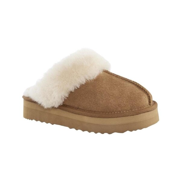 UGG Outback Platform Scuff Slides (Chestnut, Size 6M/7W US)
