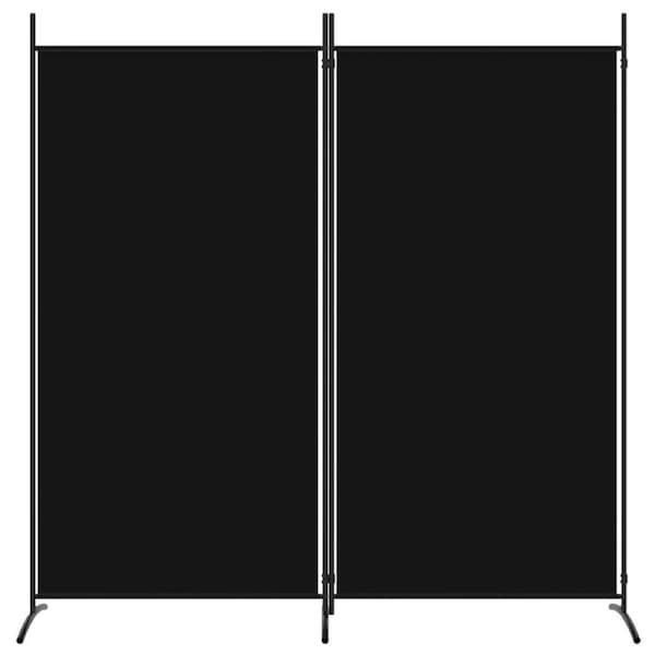 2-Panel Room Divider Screen Privacy Partition Stand Dividers Folding Foldable