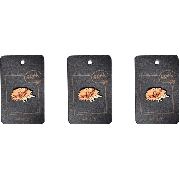 3x Geek Culture Aussie Animal Meme Enamel Pin Badge/Brooch Jewellery Stab Kitty
