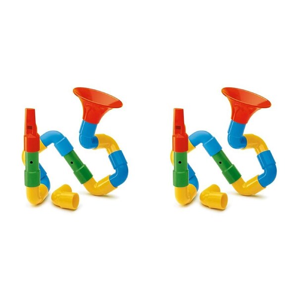 2x 16pc Quercetti Saxoflute DIY Music Maker Kids/Children Educational Toys 2-4y
