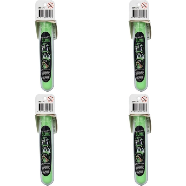 4x Heebie Jeebies Test Tube Kids Science Experiment Viscoelastic Slime Assorted