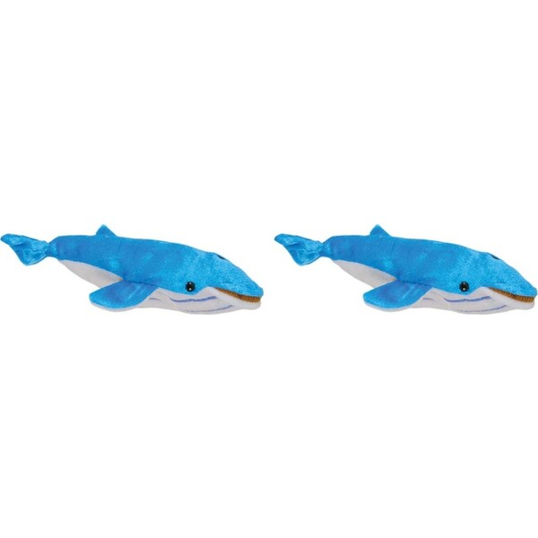 2x The Puppet Company Whale Finger Puppets 13cm Play Toy Blue Kids/Children 12m+