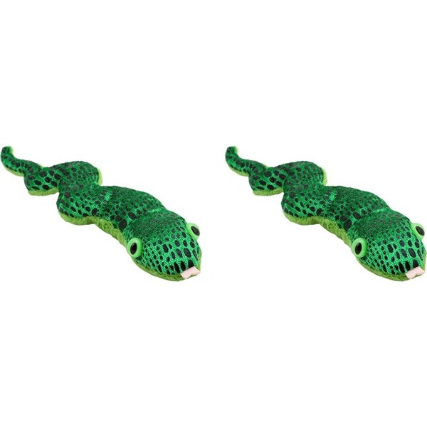 2x The Puppet Company Snake Finger Puppets 13cm Play Toy Green Kids/Child 12m+