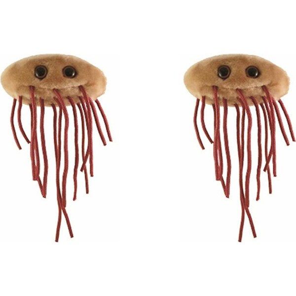 2x Giant Microbes Escherichia Coli Bacteria Human Biology Plush Stuffed Toy