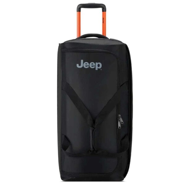 Jeep 73 cm 2-Wheel Rolling Duffle Bag - Black (JS009D)
