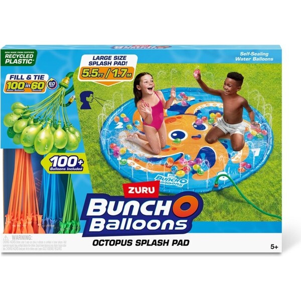 Zuru Bunch O Balloons Octopus Splash Pad w/ 100pc Filling Water Balloons 5y+