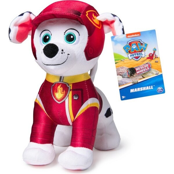 Paw Patrol Rescue Wheels Basic Plush Kids Soft Cuddle Stuffed Toy Assorted 3y+